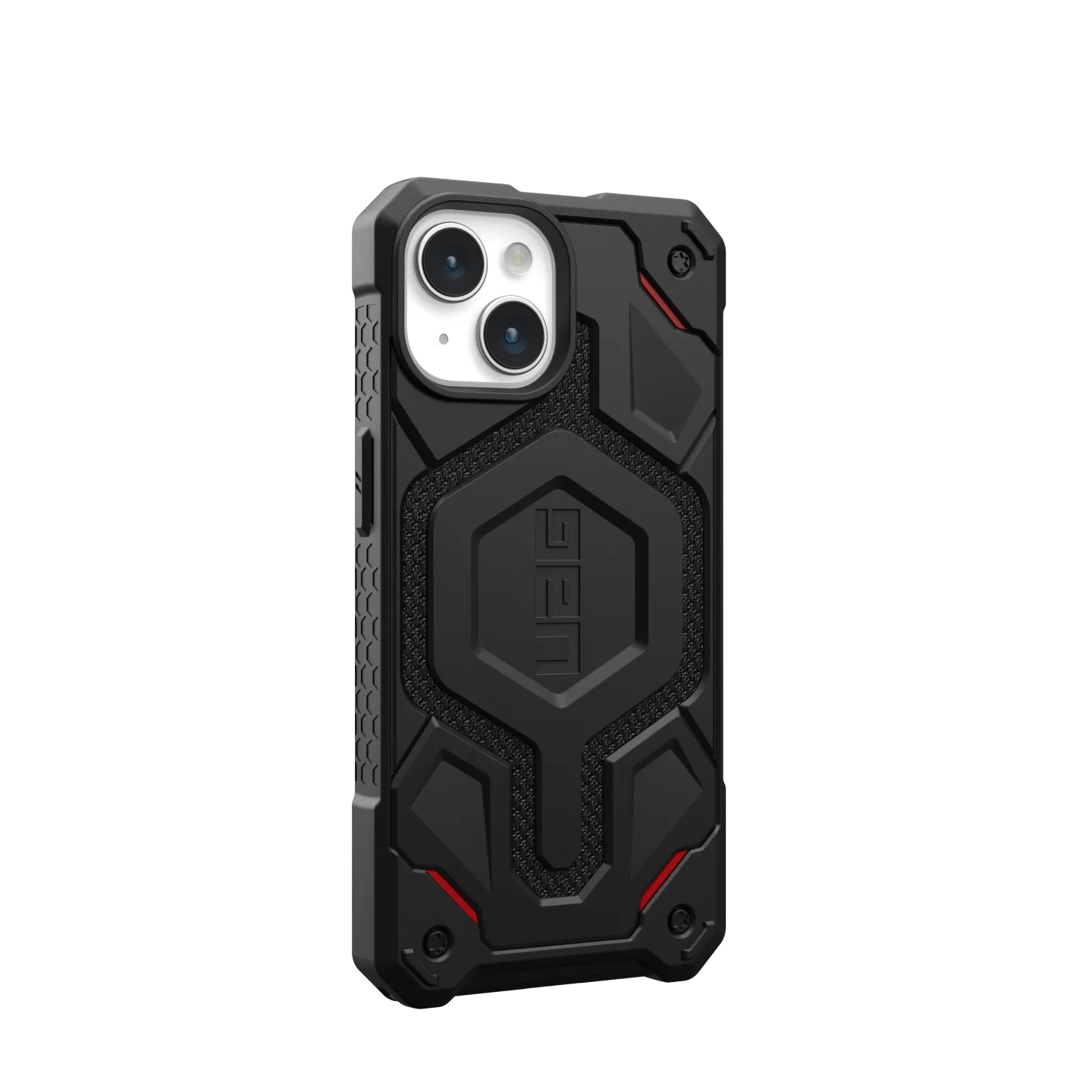 UAG Monarch Pro Rugged MagSafe Case iPhone 15 Standard 6.1 Kevlar Black