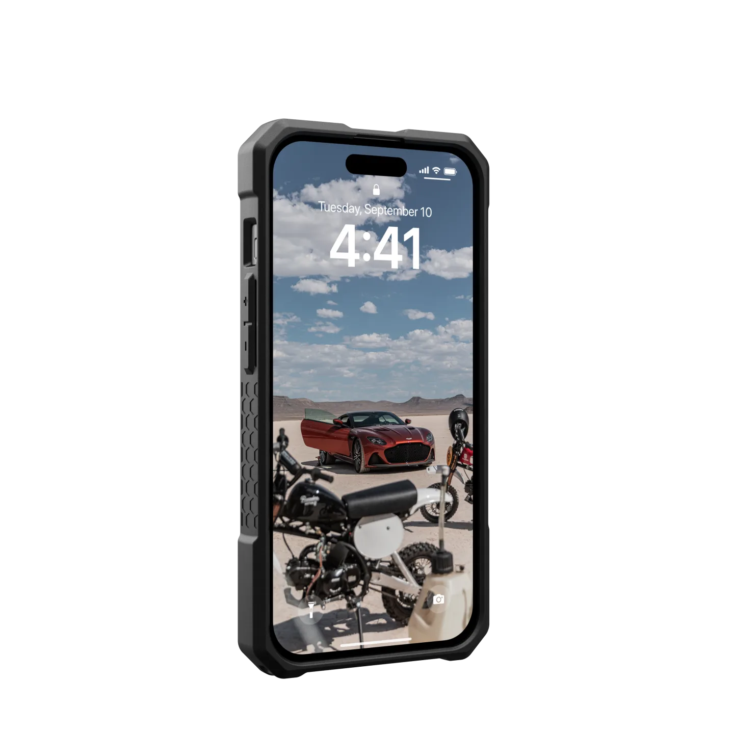 UAG Monarch Pro Rugged MagSafe Case iPhone 15 Standard 6.1 Kevlar Black