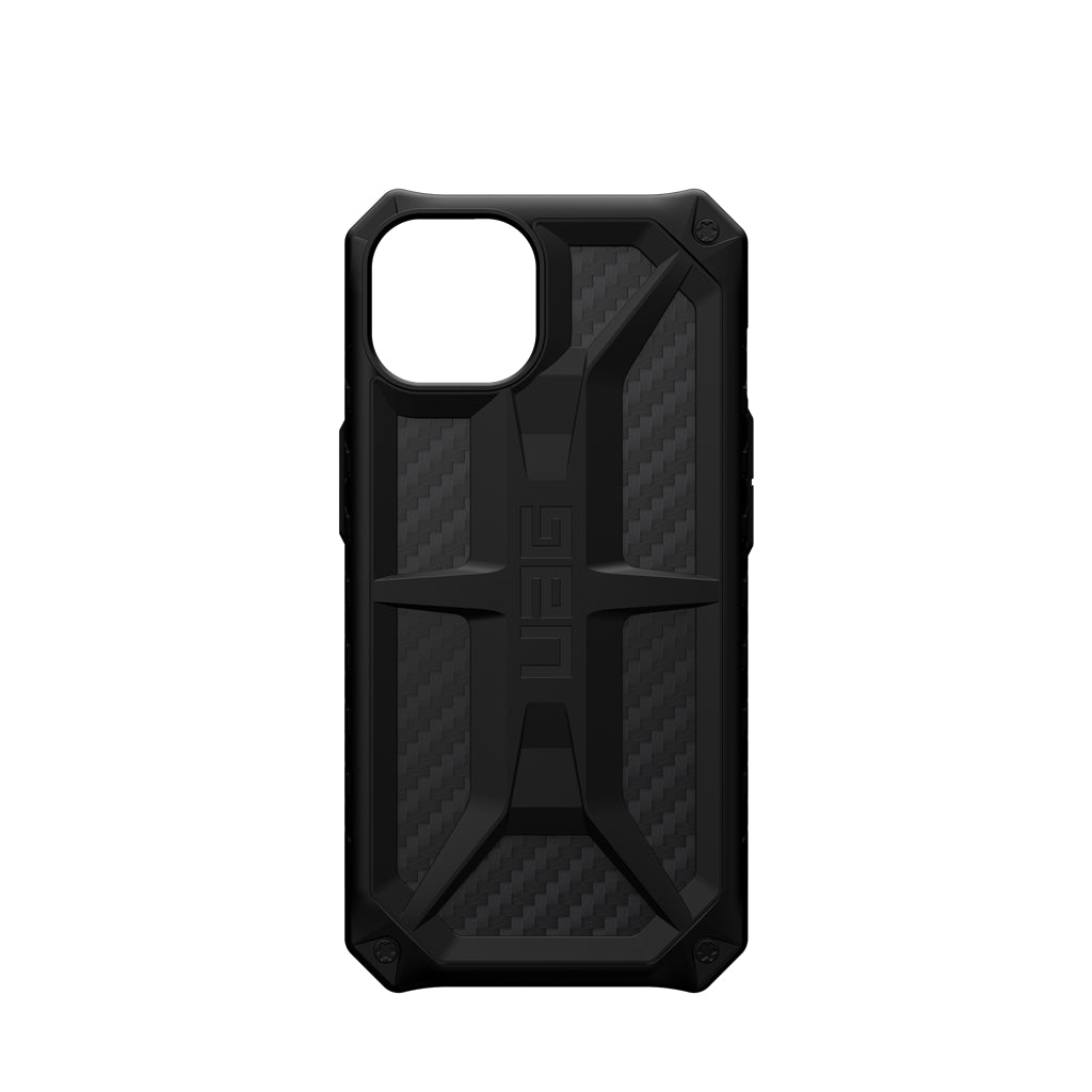 UAG Monarch Rugged Tough Case iPhone 15 Standard 6.1 Carbon Fiber