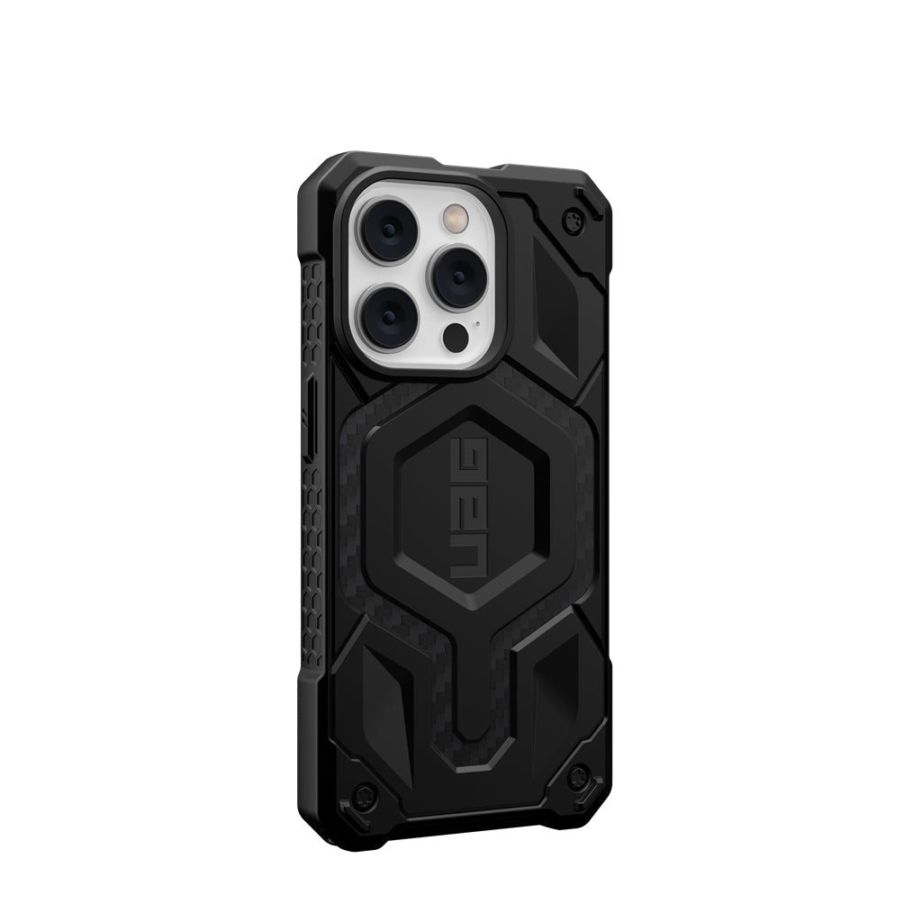 UAG Monarch Pro Rugged MagSafe Case iPhone 15 Pro Max 6.7 Carbon Fiber