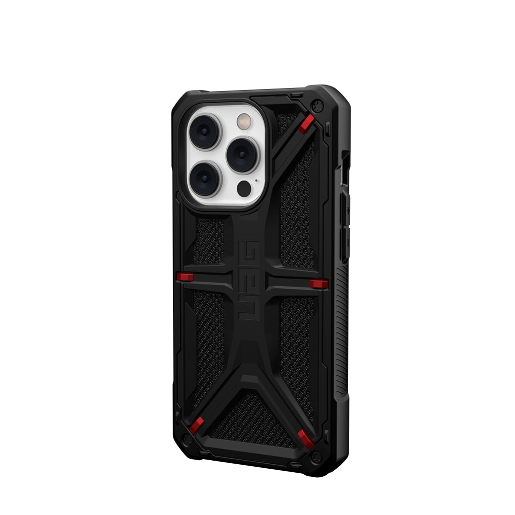 UAG Monarch Rugged Tough Case iPhone 15 Pro 6.1 Kevlar Black