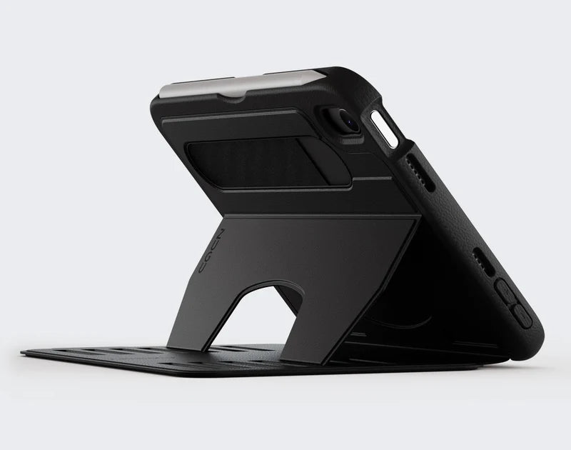 Zugu Rugged Folio Case iPad Mini 6/7 / A17 Pro  Gen & Magnetic Stand - Black