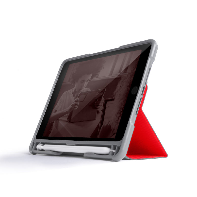 STM Dux Plus Duo For iPad mini 5th/4th Gen - Red - Mac Addict