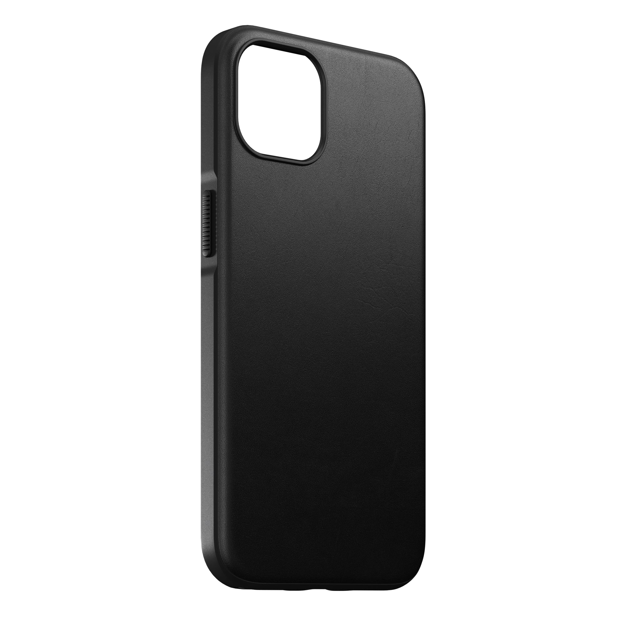 Nomad Modern Leather Case w/ MagSafe For iPhone 13 - BLACK - Mac Addict