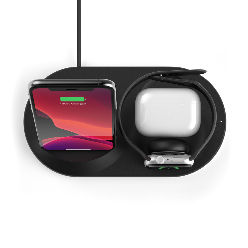 Belkin Boost Charge 3 in 1  Wireless Charging Dock for iPhone + Apple Watch + Airpods - Mac Addict