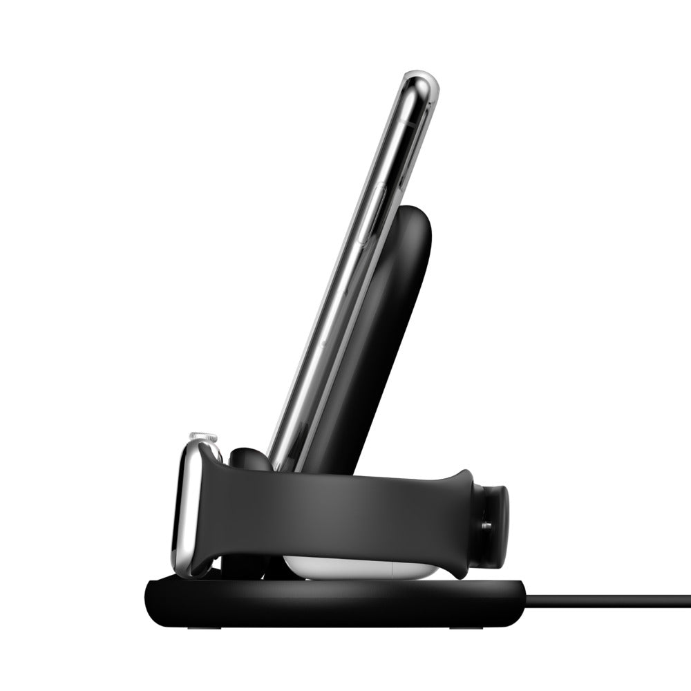 Belkin Boost Charge 3 in 1  Wireless Charging Dock for iPhone + Apple Watch + Airpods - Mac Addict
