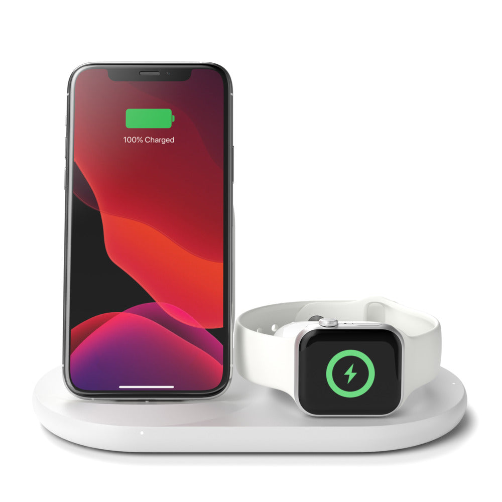 Belkin Boost Charge 3 in 1  Wireless Charging Dock for iPhone + Apple Watch + Airpods - Mac Addict