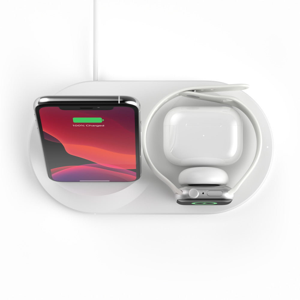 Belkin Boost Charge 3 in 1  Wireless Charging Dock for iPhone + Apple Watch + Airpods - Mac Addict