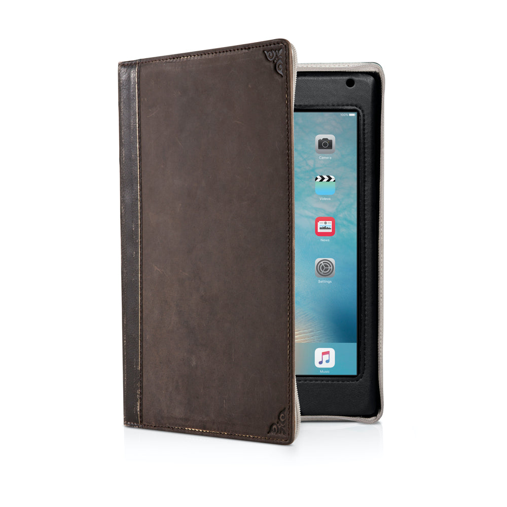 Twelve South BookBook Genuine Leather Folio Case For iPad Mini 5 - Brown