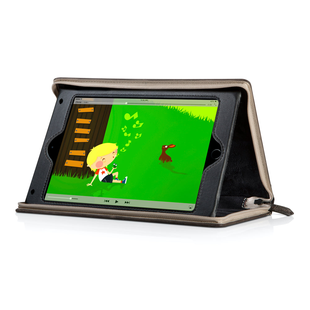 Twelve South BookBook Genuine Leather Folio Case For iPad Mini 5 - Brown