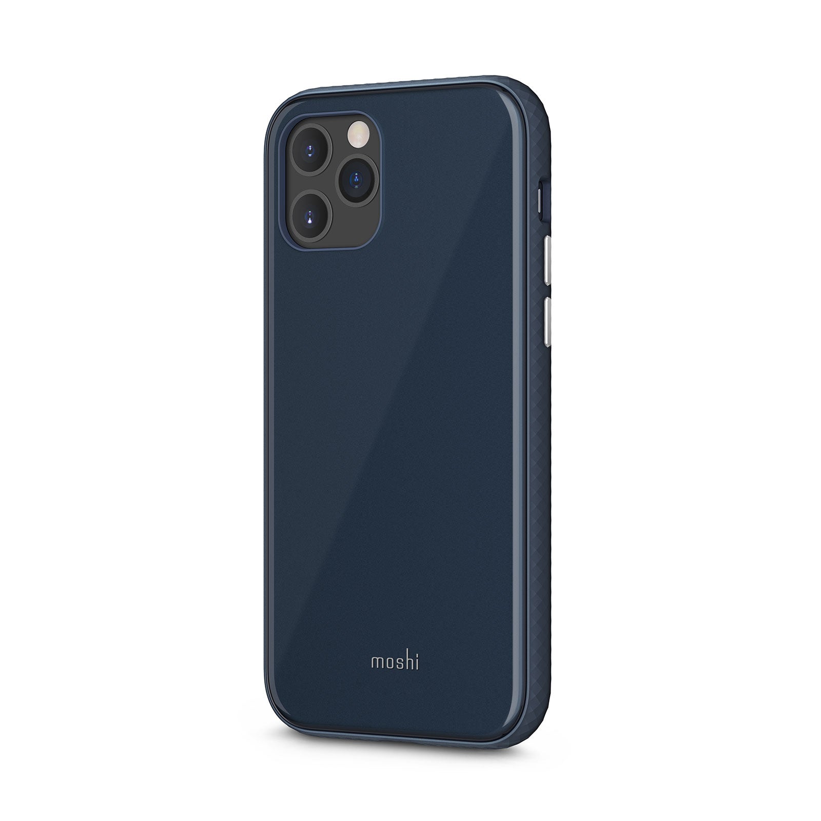 Moshi iGlaze Slim Hardshell Case For iPhone 12 / 12 Pro - Slate Blue - Mac Addict