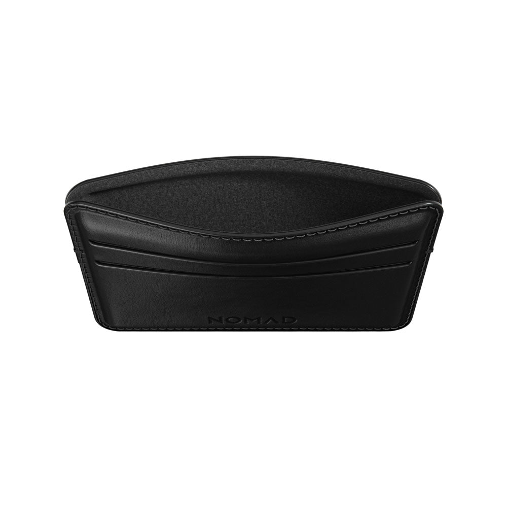 Nomad Card Wallet w/ Horween Leather - BLACK - Mac Addict