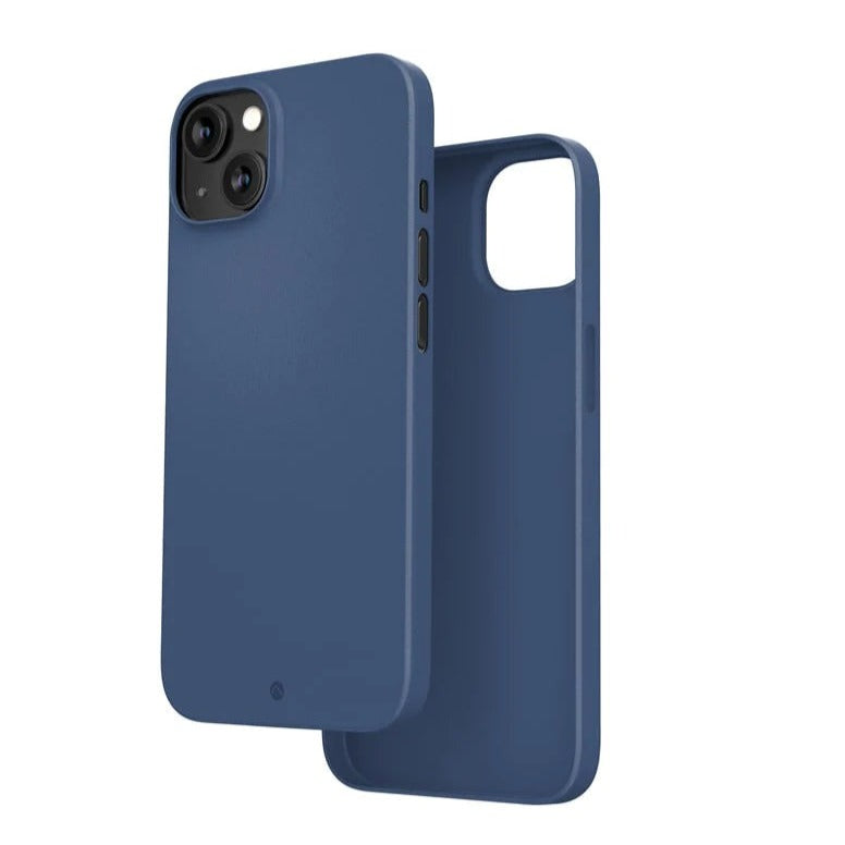 Caudabe The Veil Ultra Thin Case For iPhone 14 Plus 6.7 - STEEL BLUE