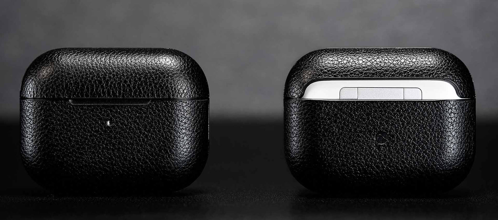 Caudabe Leather Case Crescendo for Airpod Pro - Black - Mac Addict