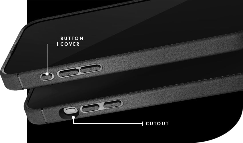 Caudabe Sheath Slim Protective Case with MagSafe iPhone 15 Pro Max 6.7 - Black