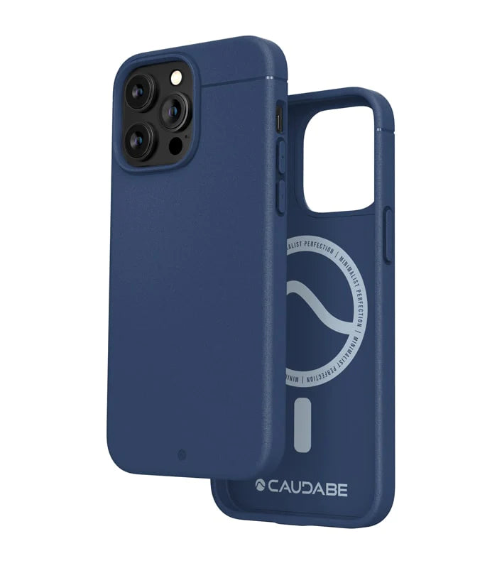 Caudabe Sheath Slim Protective Case with MagSafe iPhone 14 Pro Max 6.7 - Steel Blue