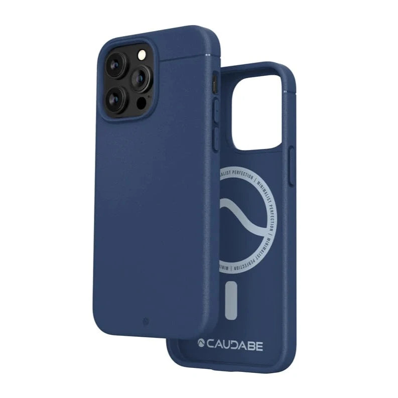 Caudabe Sheath Slim Protective Case with MagSafe iPhone 14 Pro 6.1 - Steel Blue