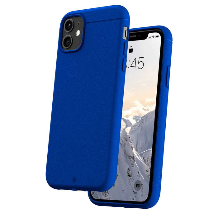 Caudabe Sheath Ultra Slim Minimalist Shock Absorbing Case For iPhone 11 - Blue - Mac Addict