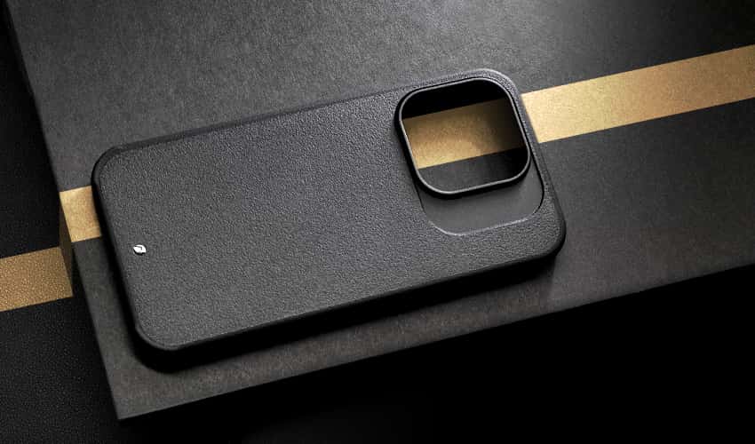 Caudabe Synthesis Slim Protective Case with MagSafe iPhone 15 Pro Max 6.7 - Black