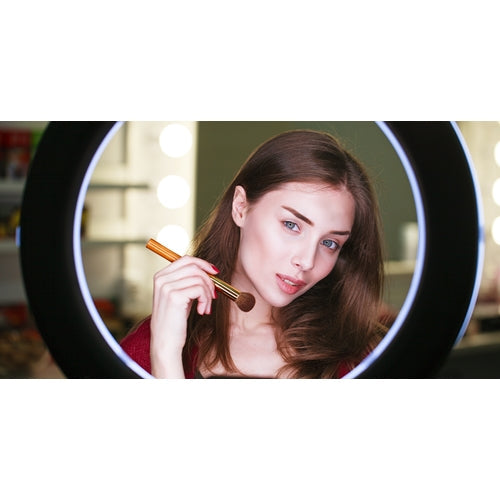 Cygnett V-GLAMOUR 10 inch Ring LED Light Desktop Tripod with Bluetooth Remote 4