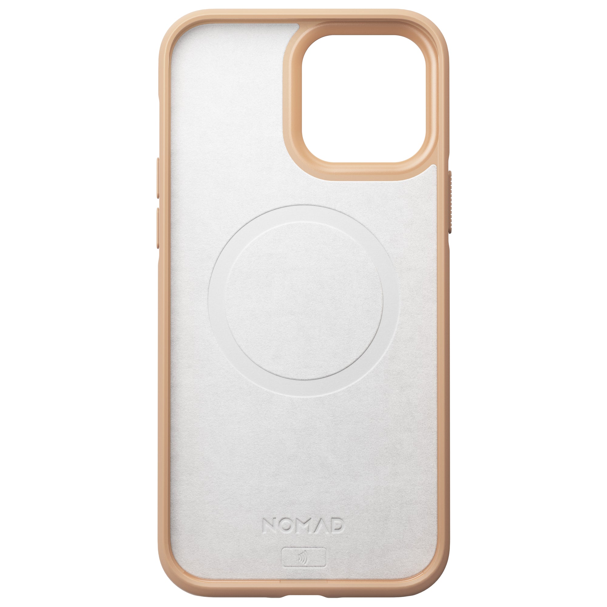Nomad Modern Leather Case w/ MagSafe For iPhone 13 Pro Max - NATURAL - Mac Addict