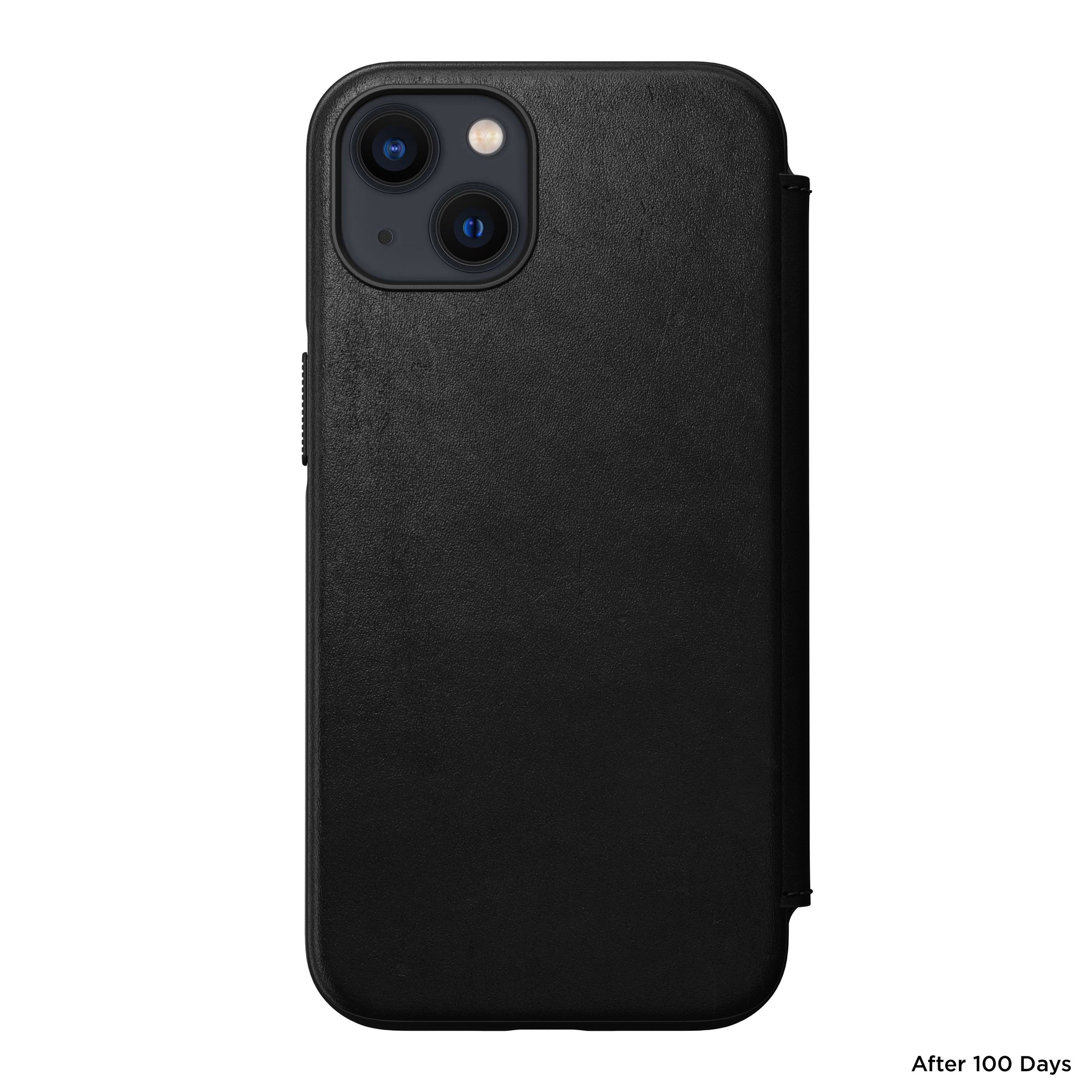 Nomad Modern Leather Folio w/ MagSafe For iPhone 13 - BLACK - Mac Addict