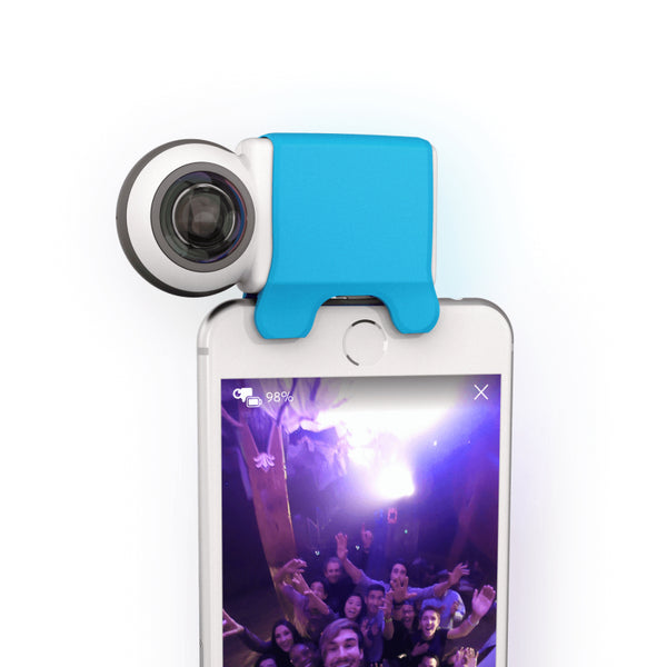 360 Footage Giroptic 360 Cam Giroptic IO, HD 360 Degree Clip-On