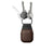 Nomad Leather Keychain For AirTag - BROWN - Mac Addict