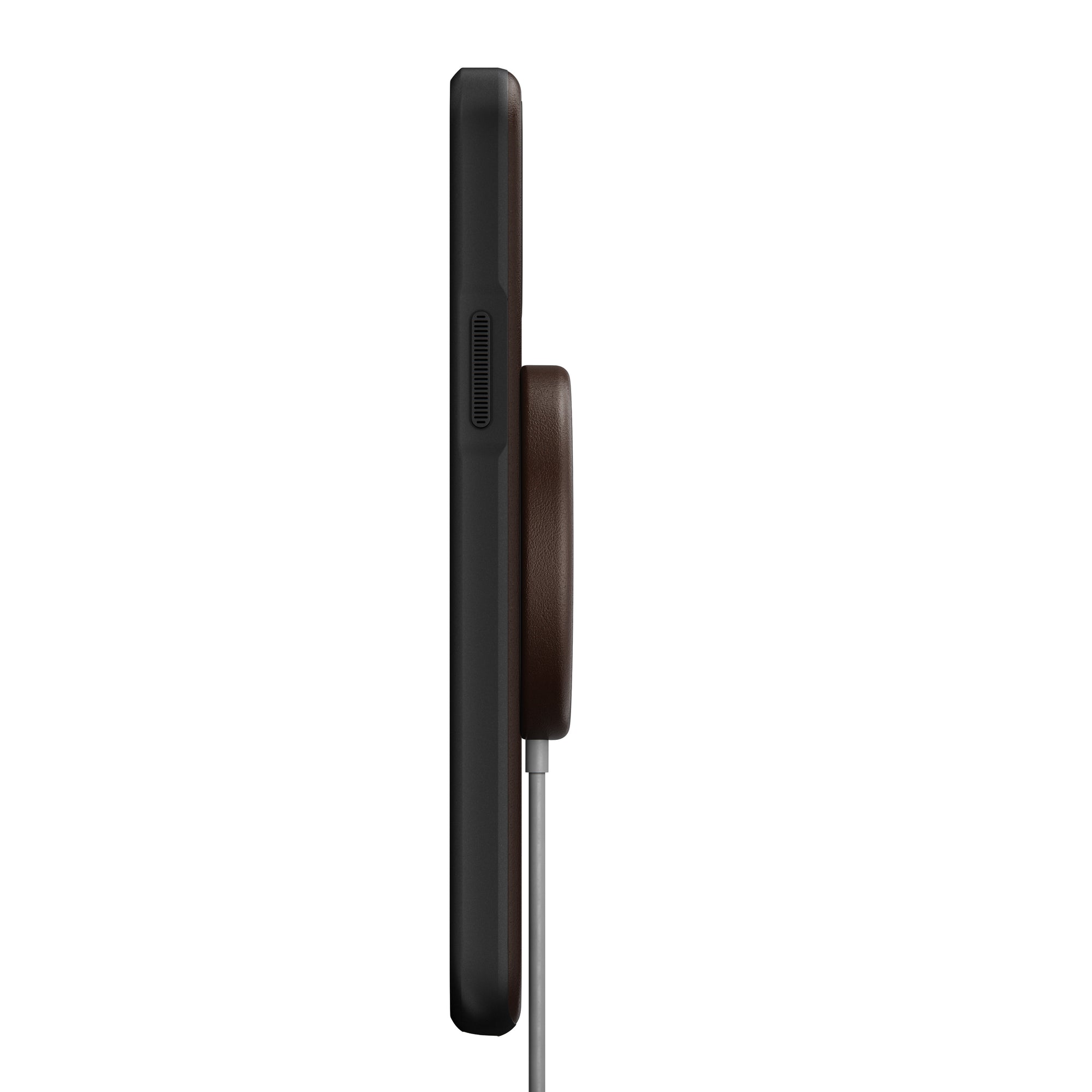 Nomad Leather Cover For MagSafe Charger - BROWN - Mac Addict