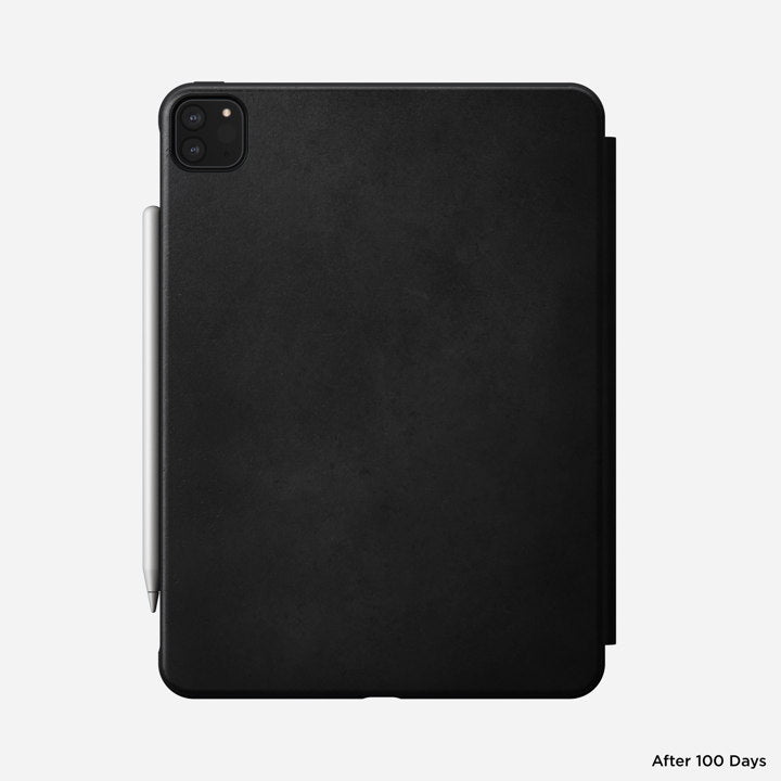 Nomad Rugged Folio Case w/ Horween Leather For iPad Pro 11" (2nd Gen) - Black - Mac Addict
