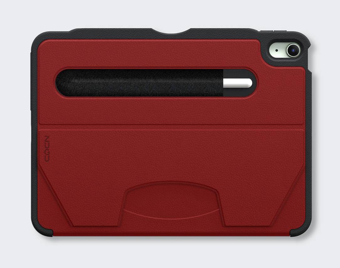 Zugu iPad Case for iPad Air 11 M2 and Air 4/5  - Red