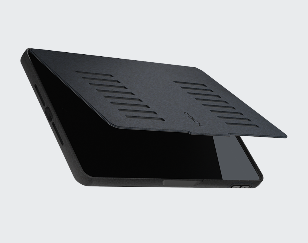 Zugu iPad Folio Case Magnetic Stand iPad 7th / 8th / 9th Gen 10.2 inch - Stealth Black