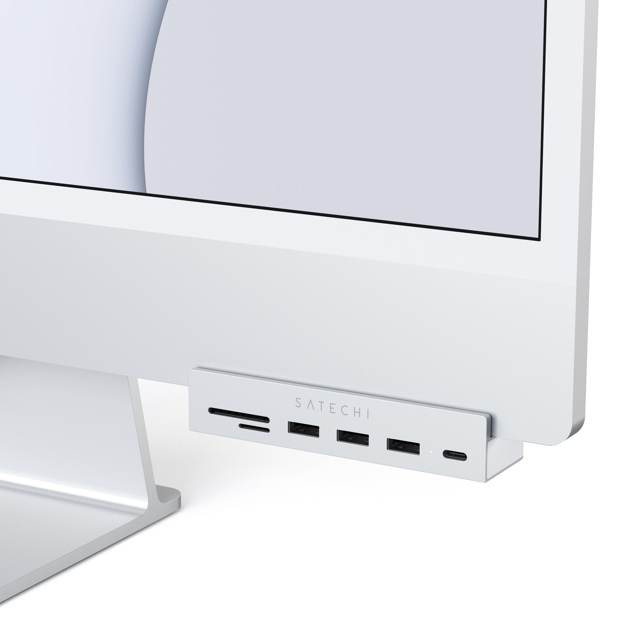 Satechi USB-C Clamp Hub for 24 inch iMac (Silver)