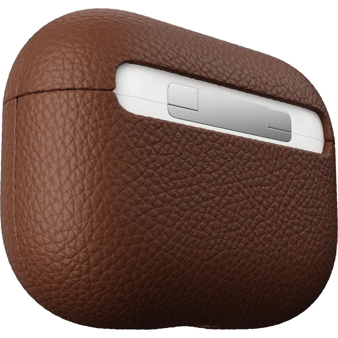 Keybudz Artisan Leather Case for Airpods Pro - Natural Brown
