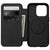 Nomad Modern Horween Leather Folio Case iPhone 14 Pro Max - Black