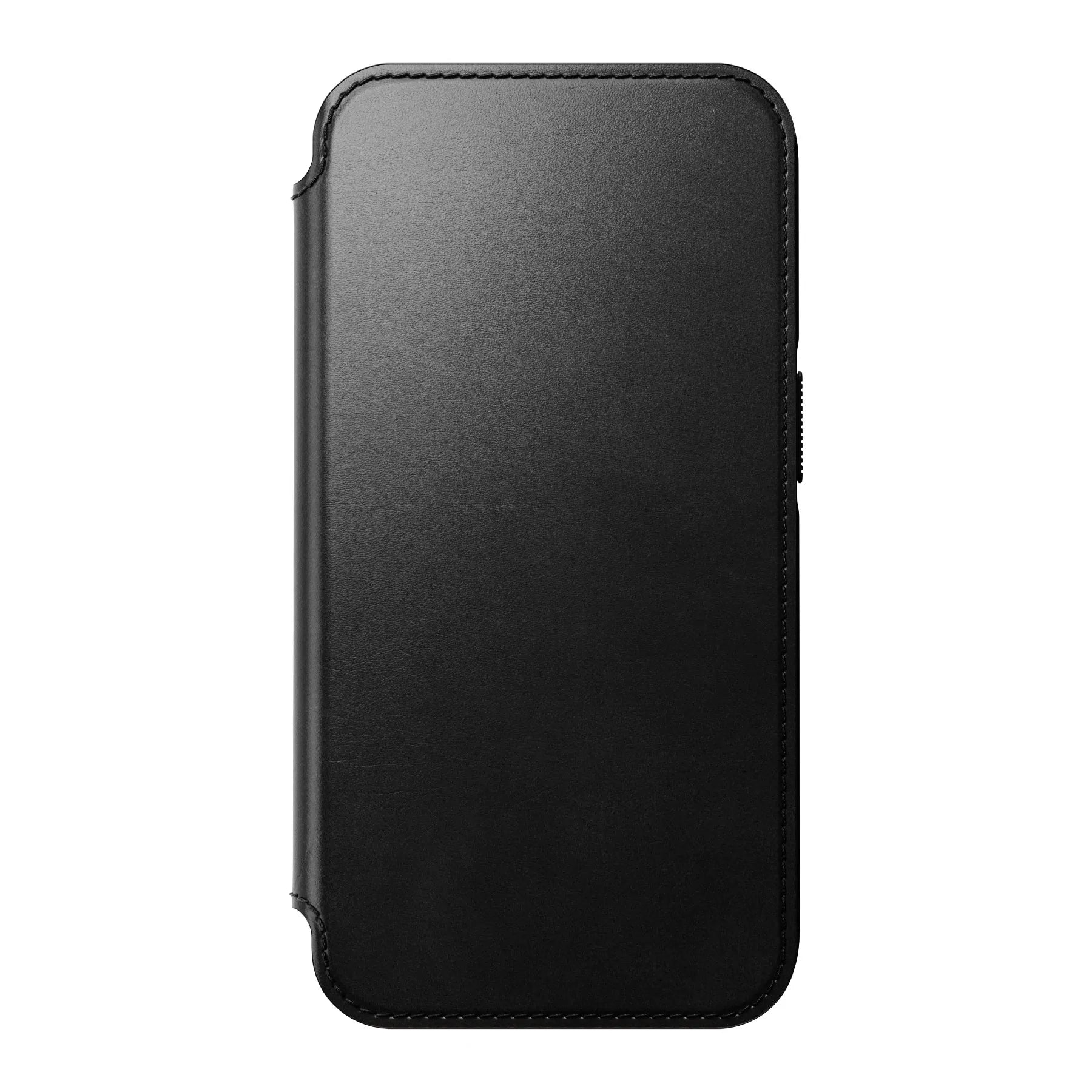 Nomad Modern Horween Leather Folio Case iPhone 15 Pro - Black