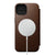 Nomad Modern Leather Folio Case iPhone 15 Pro - Brown