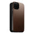 Nomad Modern Leather Folio Case iPhone 14 Plus - Brown