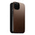 Nomad Modern Leather Folio Case iPhone 15 Plus - Brown