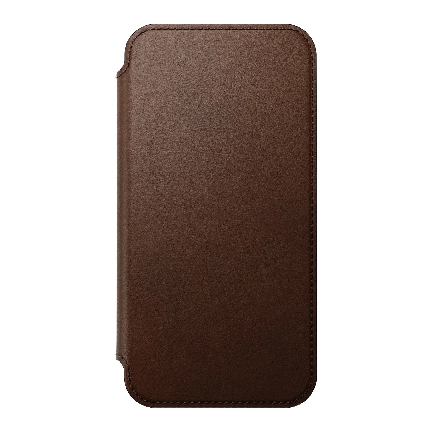 Nomad Modern Leather Folio Case iPhone 15 - Brown