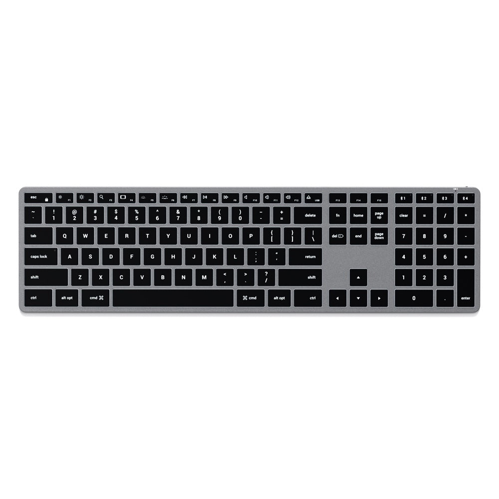 Satechi Slim X3 Bluetooth Backlit Keyboard (Space Grey) - Mac Addict
