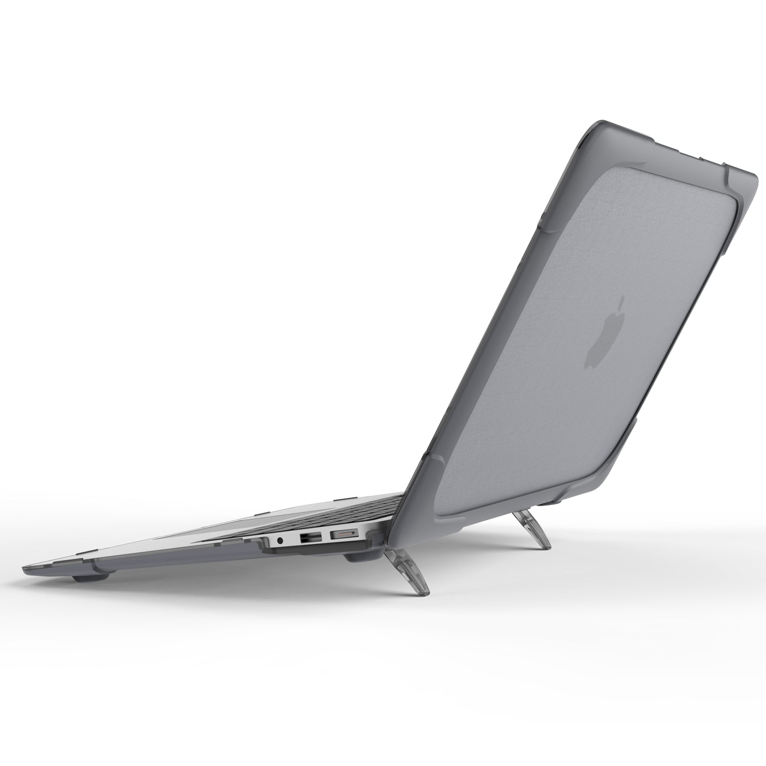 Rugged Protective & Heavy Duty Case Macbook Air 13 (2010-2017) - Clear Grey