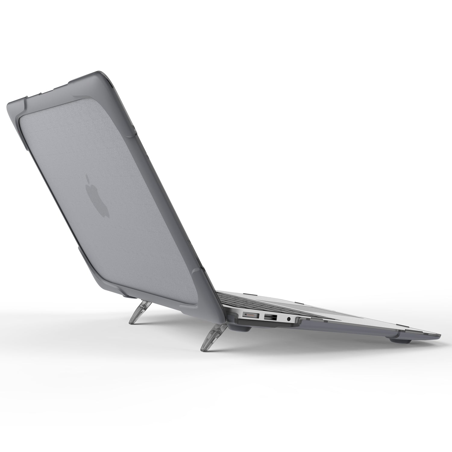 Rugged Protective & Heavy Duty Case Macbook Air 13 (2010-2017) - Clear Grey