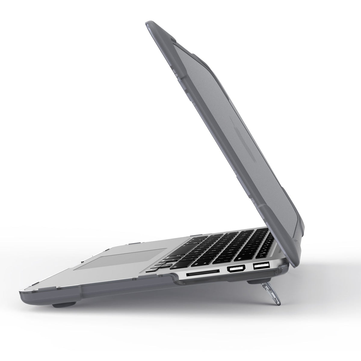Rugged Protective & Heavy Duty Case Macbook Retina 15 (2012-2015) - Clear Grey