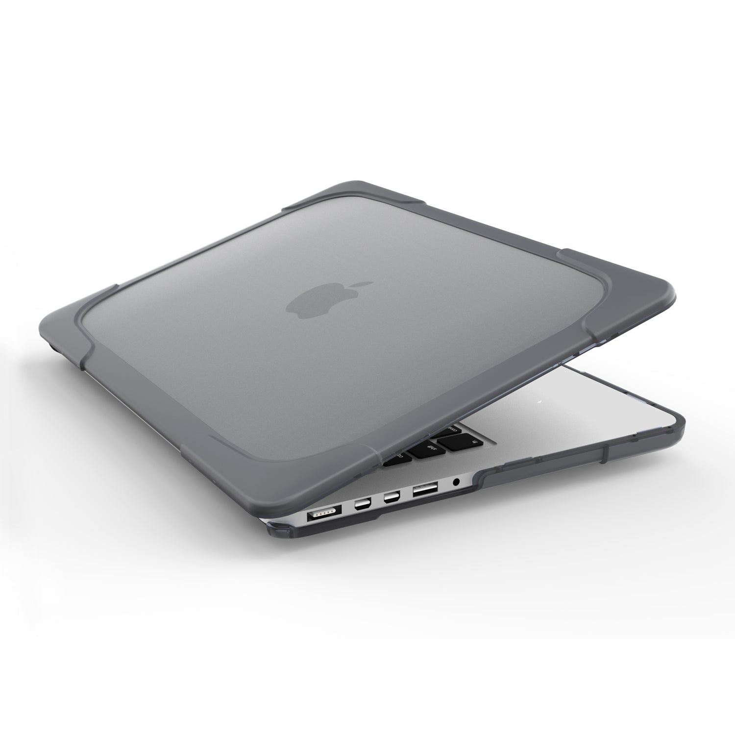 Rugged Protective & Heavy Duty Case Macbook Retina 15 (2012-2015) - Clear Grey