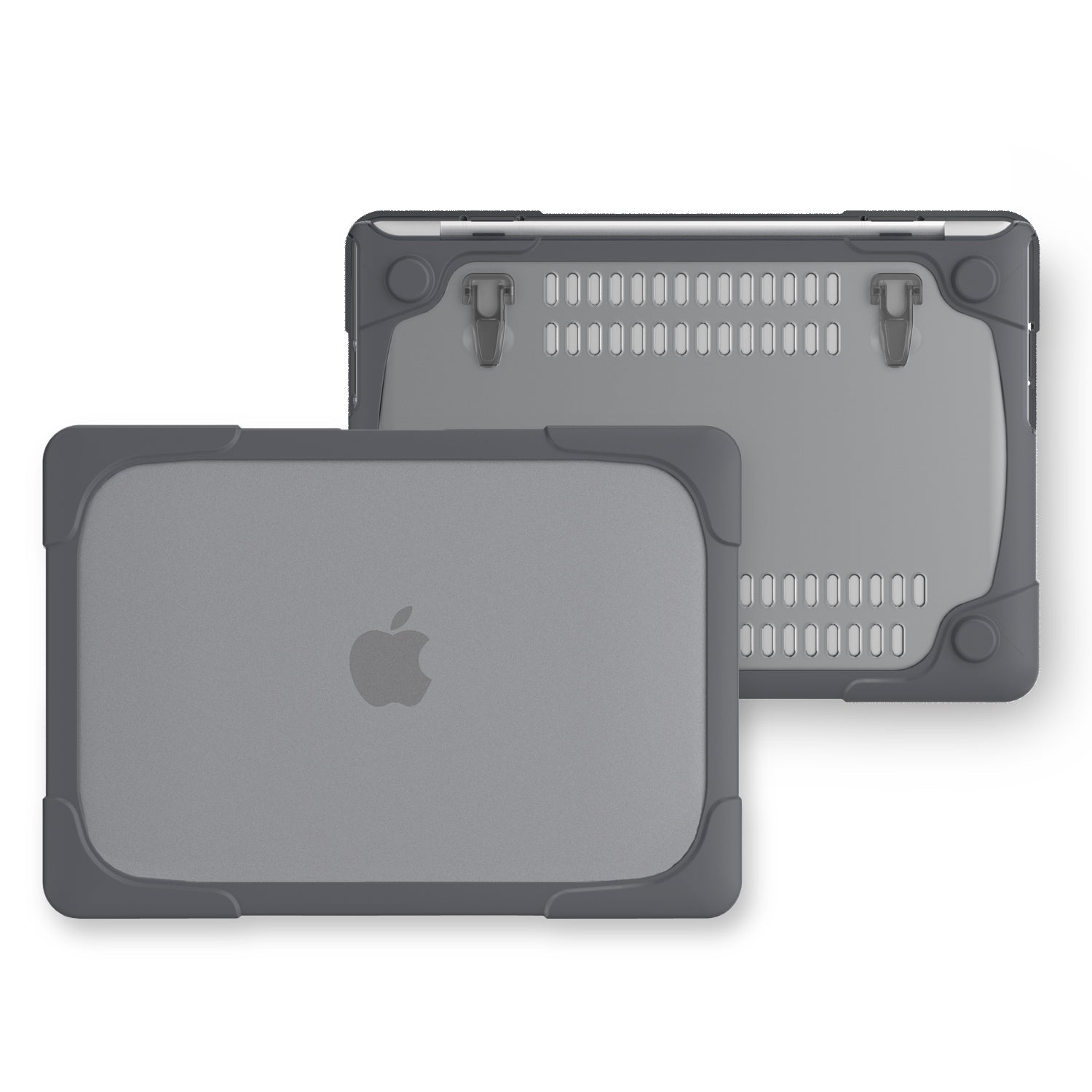 Rugged Protective & Heavy Duty Case Macbook Retina 15 (2012-2015) - Clear Grey