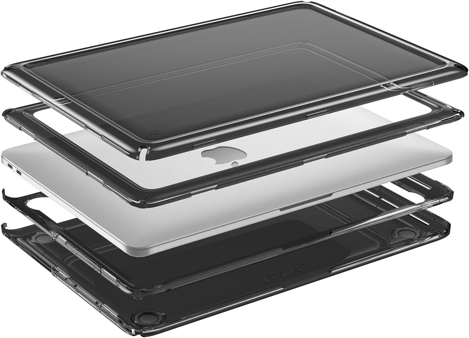 Speck Presidio Clear Case For MacBook Pro 13" 2016 - Black