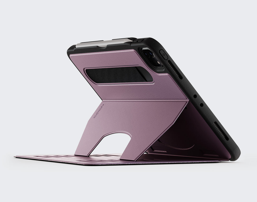Zugu iPad Folio Case Magnetic Stand iPad Pro 11 inch 1st 2nd 3rd 4th Gen - Berry Purple
