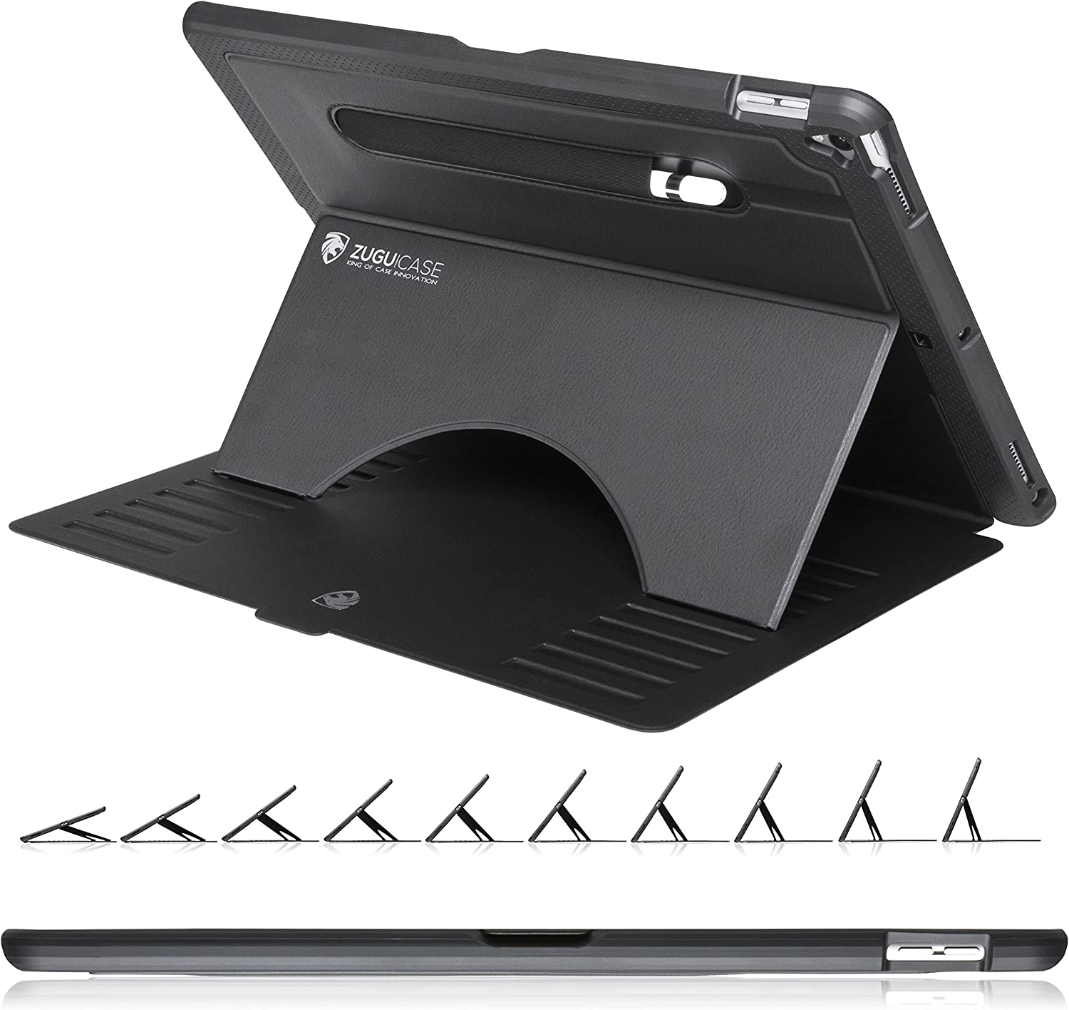Zugu Prodigy X Ultra Folio Case iPad Pro 12.9 in (1st & 2nd Gen) - Black