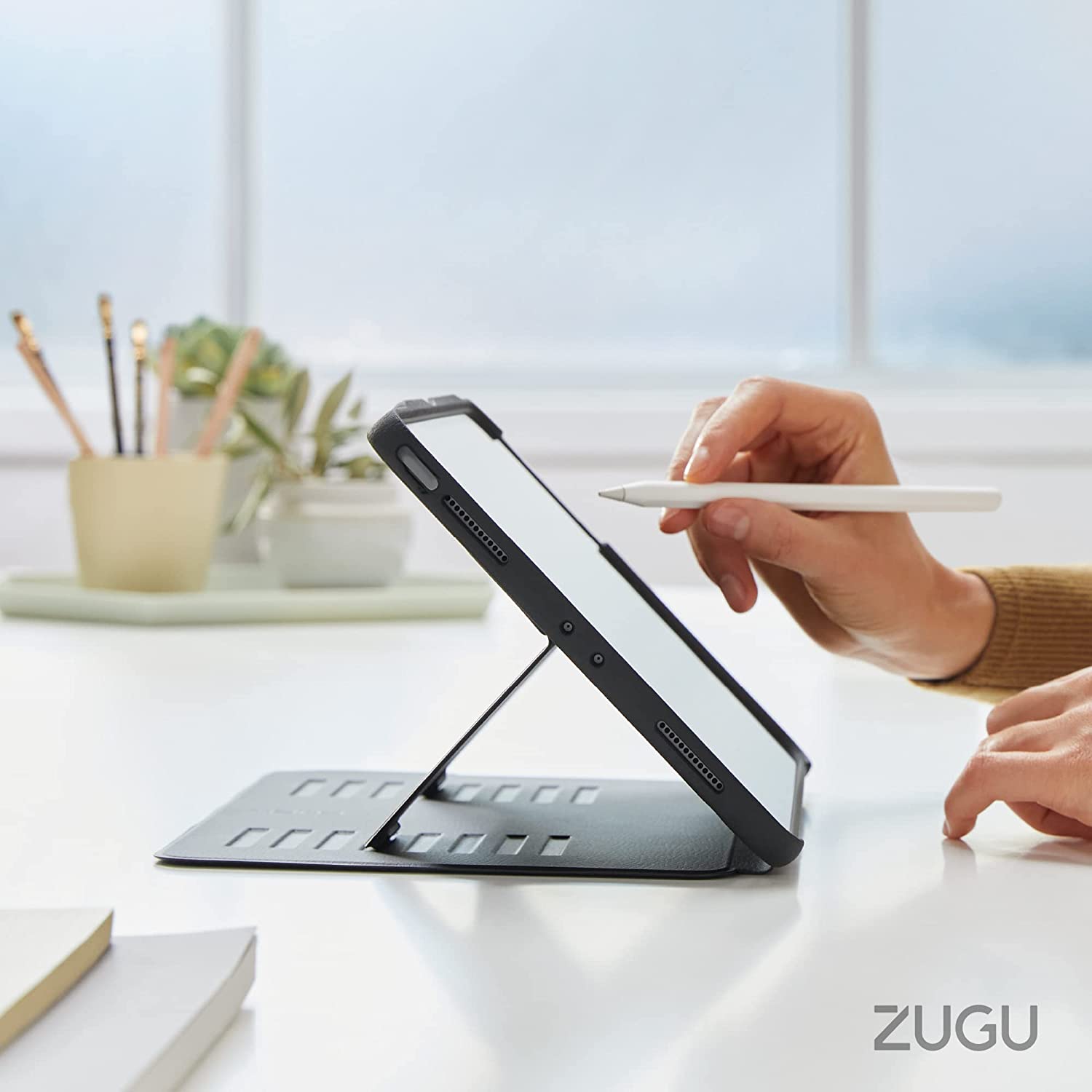 Zugu iPad Folio Case Magnetic Stand iPad Pro 11 inch 1st 2nd 3rd 4th Gen - Berry Purple